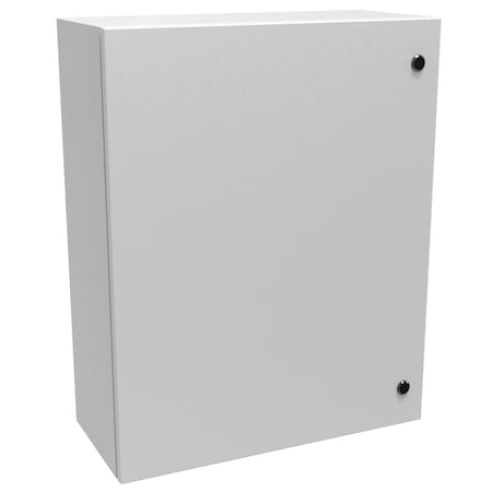 Hammond Slotted 1/4 Turn Latch Electrical Enclosures, 30 in H, 10 in D, 24 in W, NEMA 4, Steel EN4SD302410LG